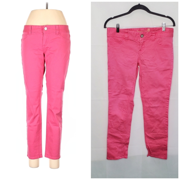 American Rag Cie Barbiecore Pink Skinny Jeans Size 9-S / 9 Short ~ Casual Fun - Picture 1 of 10